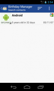 Birthday Manager 7