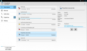 Ponydroid Download Manager2