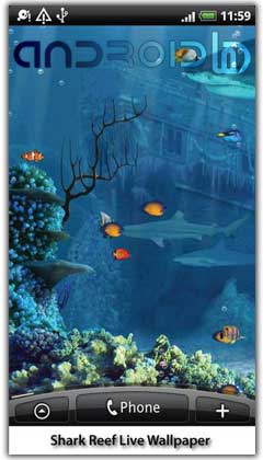 Shark Reef Live Wallpaper v1.00 Shark Reef Live Wallpaper v1.00