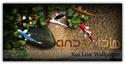وال پیپر Koi Live Wallpaper v1.02