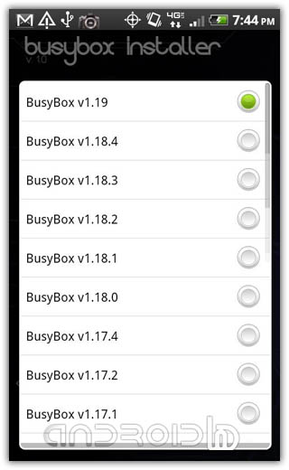 نرم افزار Busybox Installer Pro v 1.1