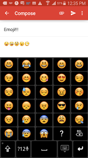 اسکرینشات 5 از محیط برنامه Big Buttons Keyboard Deluxe v4.0.5 برای اندروید