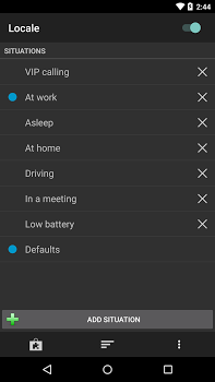 اسکرینشات 3 از محیط برنامه Locale v6.3.9 برای اندروید