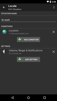 اسکرینشات 4 از محیط برنامه Locale v6.3.9 برای اندروید