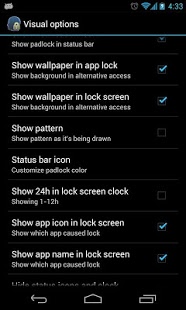 اسکرینشات 2 از محیط برنامه FaceLock Pro v3.0.0 برای اندروید