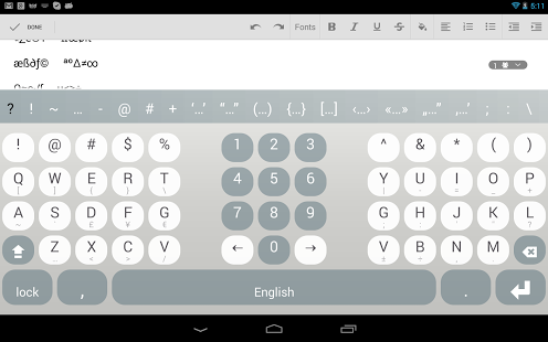 تصویر محیط Multiling O Keyboard v0.43.5.1 تصویر محیط Multiling O Keyboard v0.43.5.1