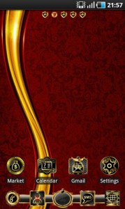 Luxury Gold apex GO Launcher2