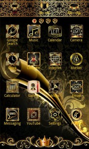 Luxury Gold apex GO Launcher3