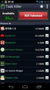 Task Killer FREE 1.0.6 Task Killer FREE2