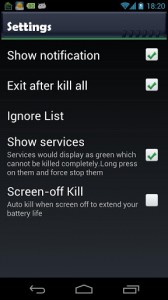 Task Killer FREE 1.0.6 Task Killer FREE3