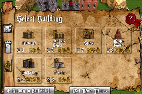 اسکرینشات 3 از محیط برنامه Battles And Castles v1.12 برای اندروید