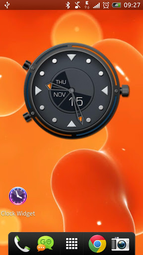 اسکرینشات 4 از محیط برنامه Beautiful Clock Widget Pro v1.7 برای اندروید