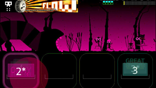 اسکرینشات 1 از محیط برنامه FLOW – A Space Drum Saga v1.2.3 برای اندروید