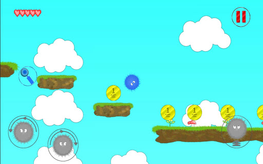 اسکرینشات 1 از Fuzzy hero v1.0.1