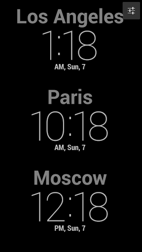 اسکرینشات 3 از محیط برنامه Dock Clock Plus v1.3 برای اندروید