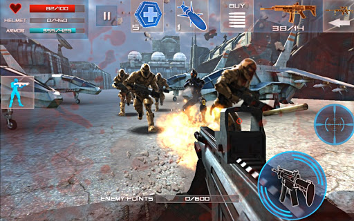 اسکرینشات 2 از محیط برنامه Enemy Strike v1.0.9 برای اندروید