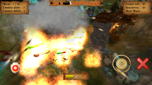 اسکرینشات 2 از محیط برنامه Tower Defense 3D – Fantasy! v1.0 برای اندروید