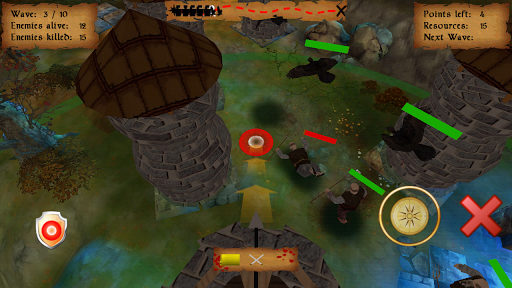 اسکرینشات 3 از محیط برنامه Tower Defense 3D – Fantasy! v1.0 برای اندروید