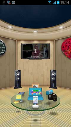 اسکرینشات 2 از محیط برنامه 3D Home v0.16.3.2103 برای اندروید