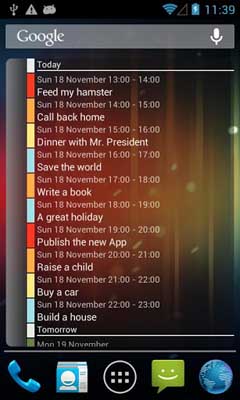 تصویر محیط Clean calendar widget Pro v4.31 تصویر محیط Clean calendar widget Pro v4.31