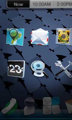 اسکرینشات 3 از محیط برنامه Next Launcher 3D v1.39 برای اندروید