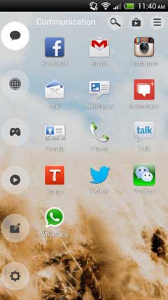 اسکرینشات 2 از محیط برنامه SL Theme Dream v3.0 برای اندروید