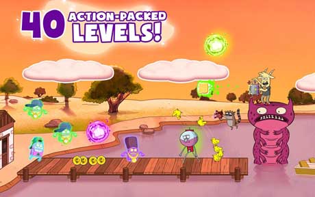 اسکرینشات 1 از محیط برنامه Ghost Toasters – Regular Show v1.0 + data برای اندروید