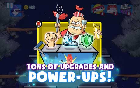 اسکرینشات 3 از محیط برنامه Ghost Toasters – Regular Show v1.0 + data برای اندروید