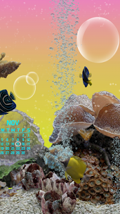 اسکرینشات 2 از محیط برنامه Marine Aquarium 3.2 PRO v1.09 برای اندروید