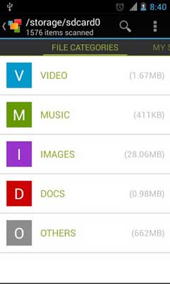 اسکرینشات 2 از محیط برنامه My Device Storage Analyzer Pro v1.43.4 برای اندروید