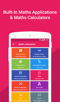 اسکرینشات 3 از Maths Formulas with Calculator v1.0.30