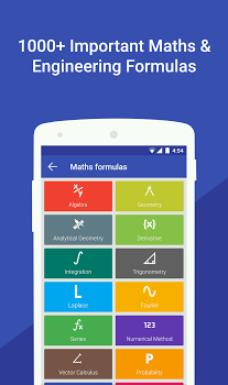 اسکرینشات 5 از Maths Formulas with Calculator v1.0.30