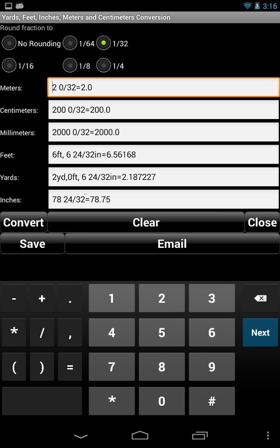 تصویر محیط Handyman Calculator Pro v2.4.5 تصویر محیط Handyman Calculator Pro v2.4.5