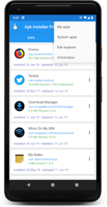 اسکرینشات 2 از محیط برنامه نرم افزار نصب برنامه ها برای اندروید