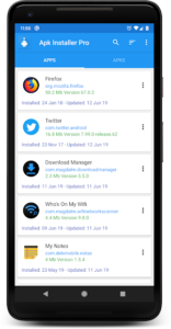 اسکرینشات 3 از محیط برنامه نرم افزار نصب برنامه ها برای اندروید