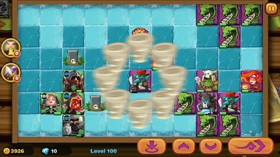 اسکرینشات 2 از Cards Wars:Heroic Age HD v2.4