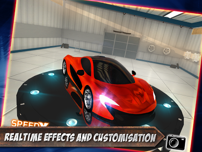 اسکرینشات 2 از محیط برنامه Speed X Extreme 3D Car Racing v2.5 + data برای اندروید