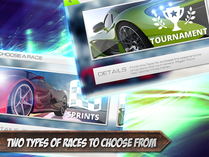 اسکرینشات 3 از محیط برنامه Speed X Extreme 3D Car Racing v2.5 + data برای اندروید