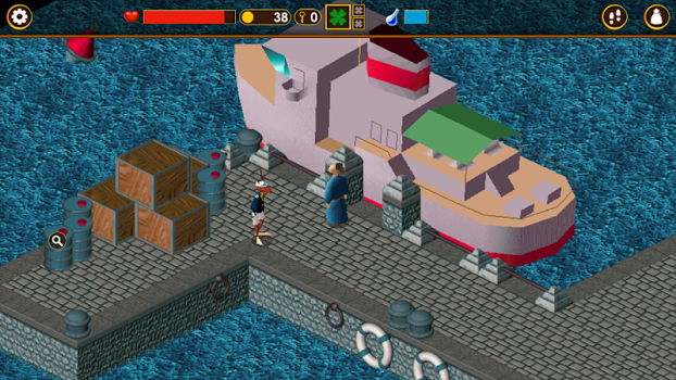 اسکرینشات 5 از محیط برنامه Little Big Adventure v1.06 + data برای اندروید