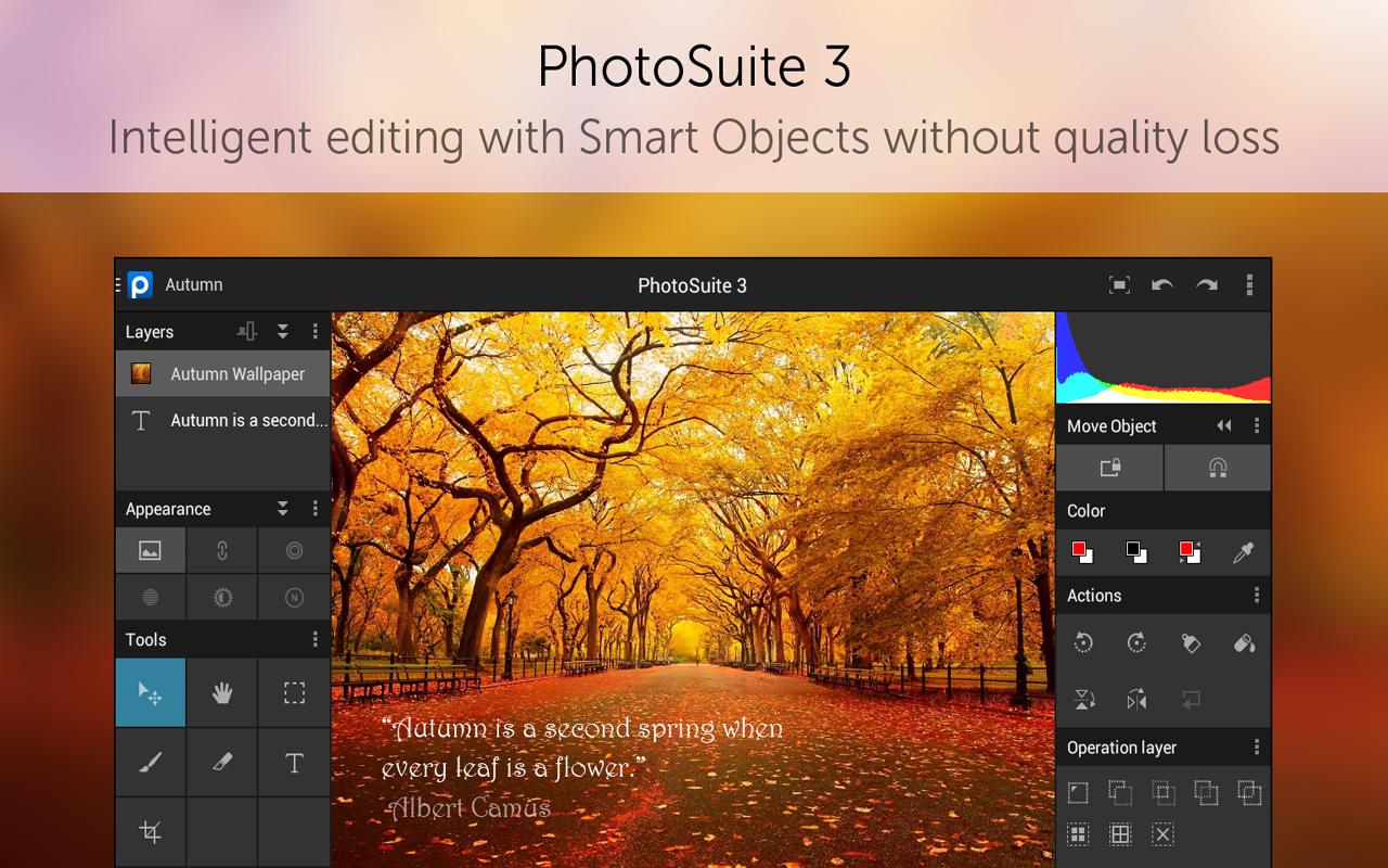 اسکرینشات 4 از محیط برنامه PhotoSuite 3 Photo Editor v3.2.184 برای اندروید