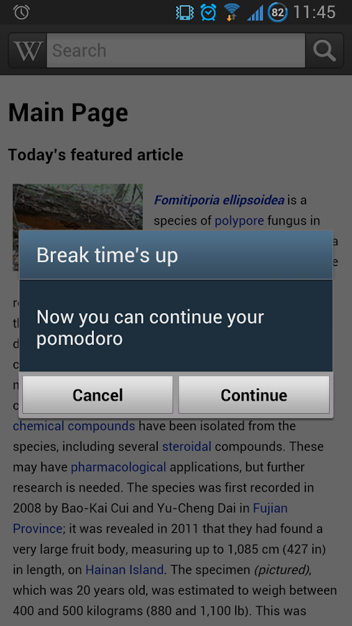 تصویر محیط Simple Pomodoro v2.2 تصویر محیط Simple Pomodoro v2.2