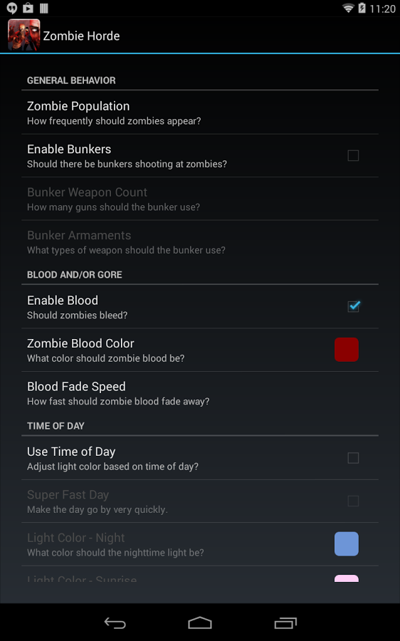 اسکرینشات 5 از محیط برنامه Zombie Horde Live Wallpaper 1.0 برای اندروید