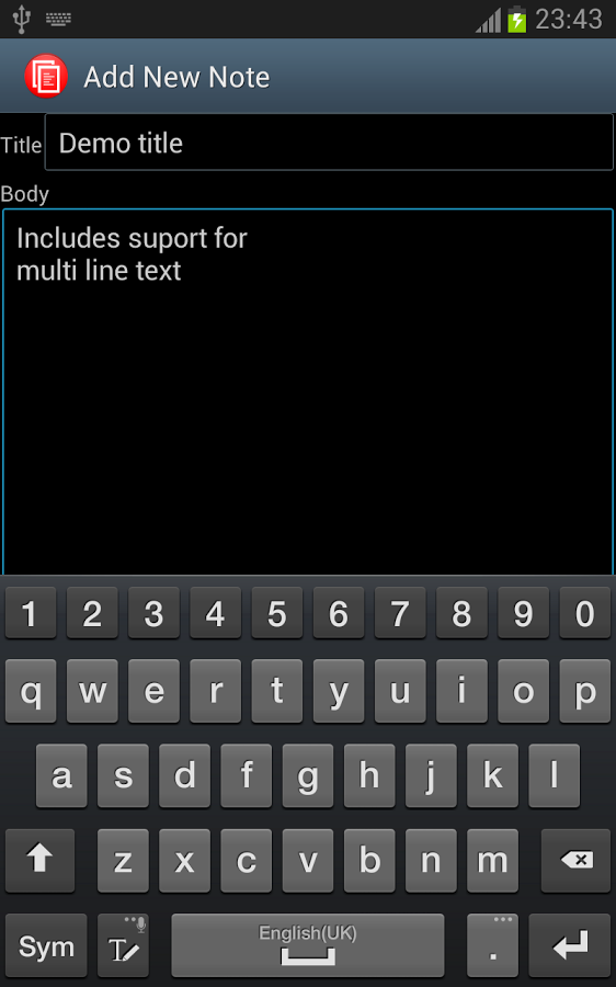 اسکرینشات 4 از محیط برنامه Safe N Secure Notepad Pro (Simple Calculator) v1.2.1 برای اندروید