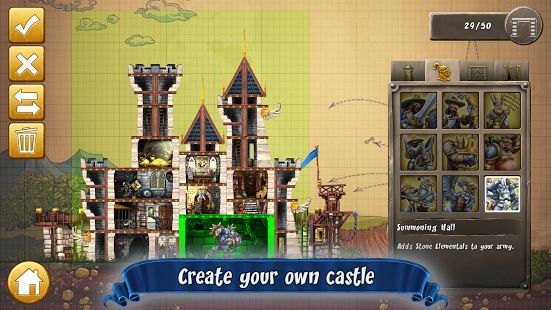 اسکرینشات 4 از محیط برنامه CastleStorm – Free to Siege v1.72 + data برای اندروید