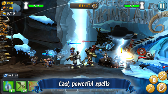 اسکرینشات 1 از محیط برنامه CastleStorm – Free to Siege v1.72 + data برای اندروید