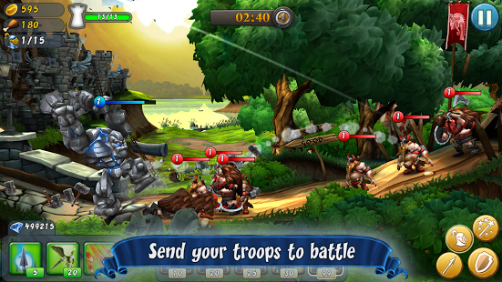 اسکرینشات 2 از محیط برنامه CastleStorm – Free to Siege v1.72 + data برای اندروید