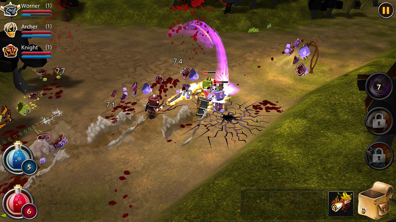اسکرینشات 5 از محیط برنامه Elements: Epic Heroes v1.0.1 + data برای اندروید
