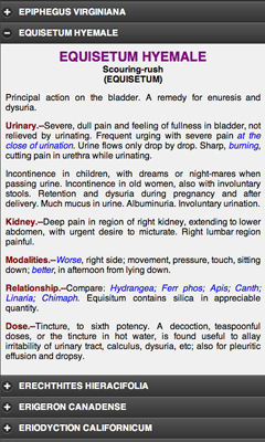 تصویر محیط Homeopathy Materia Medica v1.0 تصویر محیط Homeopathy Materia Medica v1.0