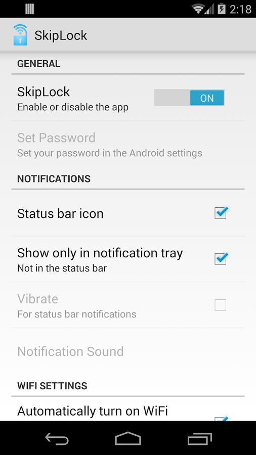 تصویر محیط SkipLock: Skip the lock screen v1.2.5.53 تصویر محیط SkipLock: Skip the lock screen v1.2.5.53