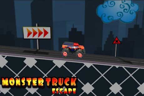 اسکرینشات 1 از محیط برنامه Monster Truck Escape – Puzzle v1.0 برای اندروید